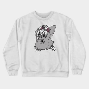 Lucky Rabbit's Head Crewneck Sweatshirt